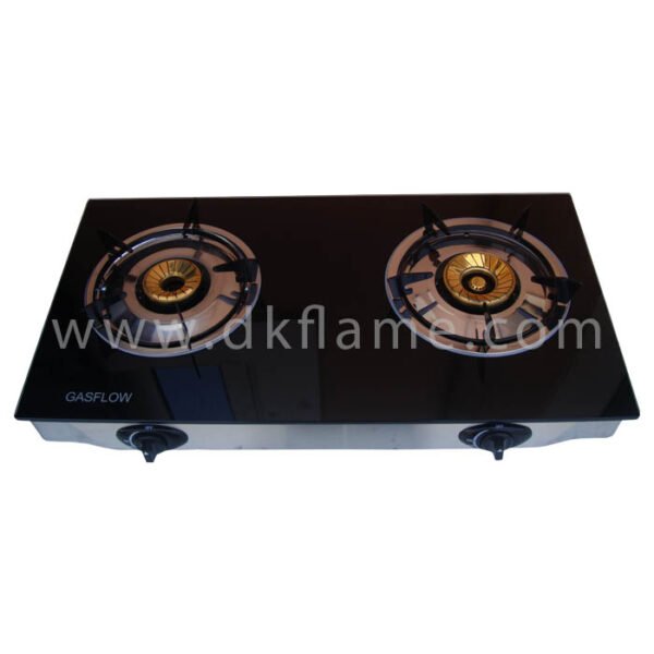 Glass Gas Stove 2 Burner - Gasflow Cooking Delight