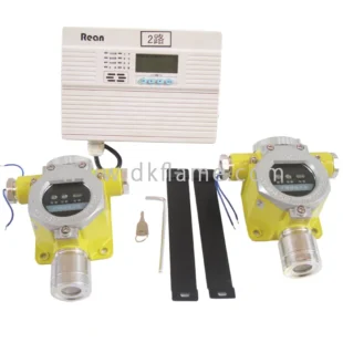 Gas Leakage Detector 2 Panel with 1 Alarm
